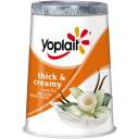 Yoplait Thick & Creamy Vanilla Lowfat Yogurt, 6 oz